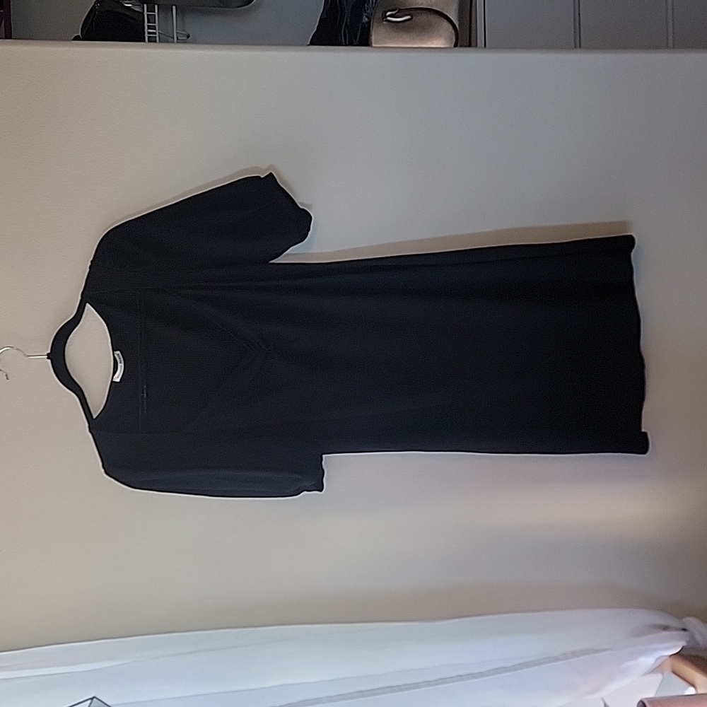 Reformation black mini dress